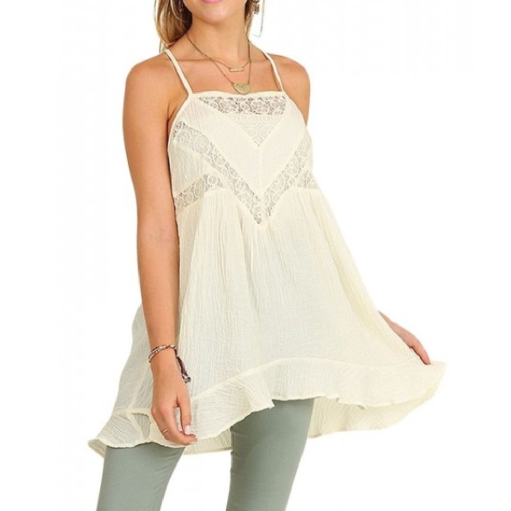 Umgee Lace Mini Dress NWT